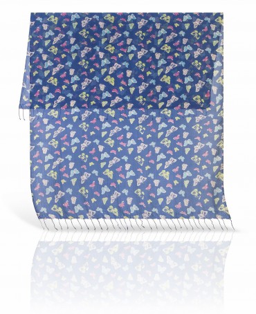 Палантин Женский S20-BUTTFLY/SLATE